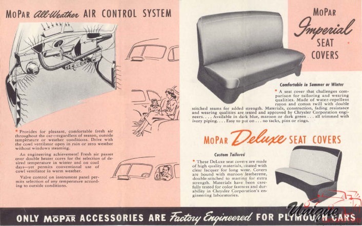 1948 Plymouth Mopar Accessories Brochure Page 3